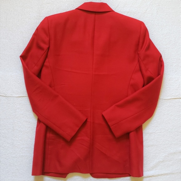 Jennifer Moore Petites Red Wool Blazer – 6P - Picture 3 of 4